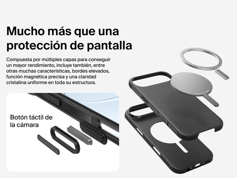 La funda SheerForce Protect Series de Belkin para iPhone 17 es compatible con MagSafe y Qi2 para proporcionar un potente acoplamiento magn&eacute;tico con cargadores y otros accesorios.