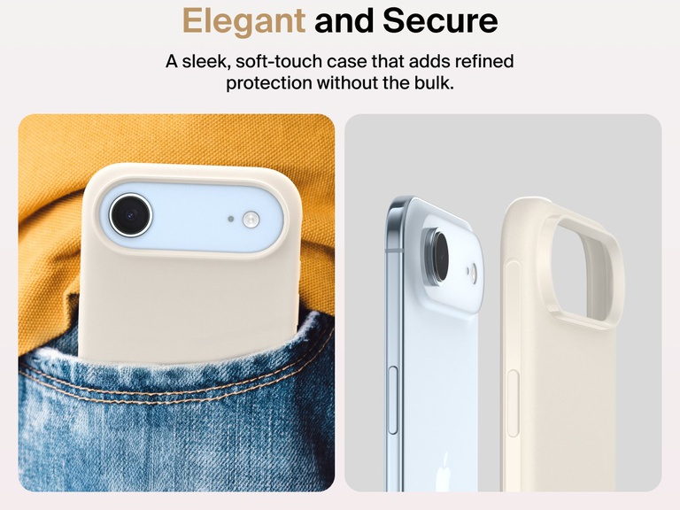 Belkin ScreenForce Protect Series Case for iPhone 17 offering a slim, soft-touch design that provides durable protection without bulk.