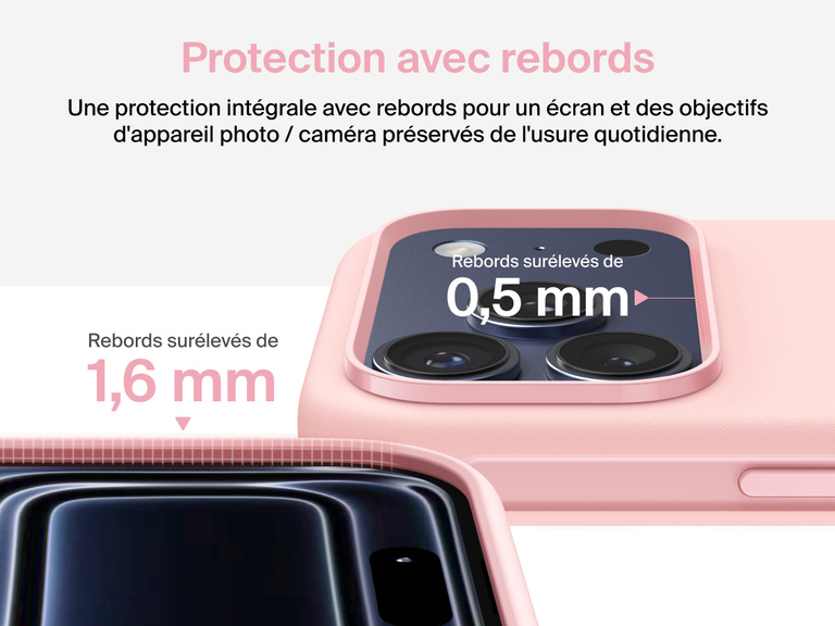 Belkin ScreenForce Protect Series Case for iPhone 17 with elevated edge design and military-grade drop protection up to 13 feet.