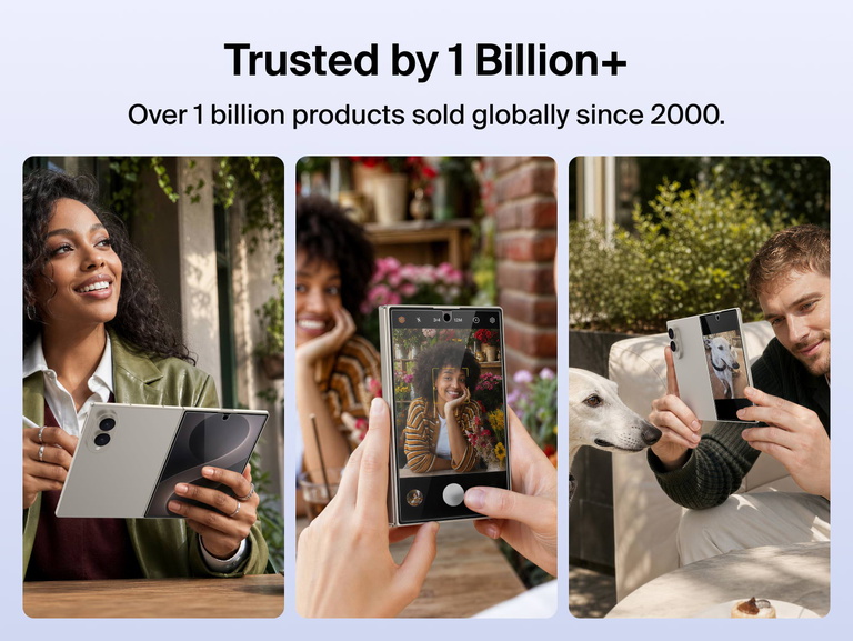 Belkin Titan SmartShield Anti-Reflective Screen Protector for Samsung Galaxy Z 8 trusted by over 1 billion products sold worldwide and designed for everyday protection.