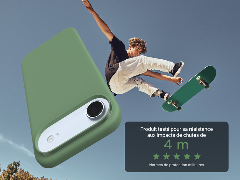 Coque de protection Belkin ScreenForce Protect Series pour iPhone 17 con&ccedil;ue pour &ecirc;tre fine, durable et fiable, tous les jours.