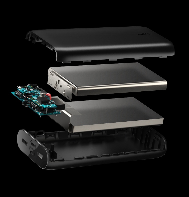 4-Port Power Bank 26K, USB-C PD, Portable Battery Charger for iPhone 15, 14, 13, iPad Pro, Galaxy S23, S23 Ultra, S23+ | Belkin US