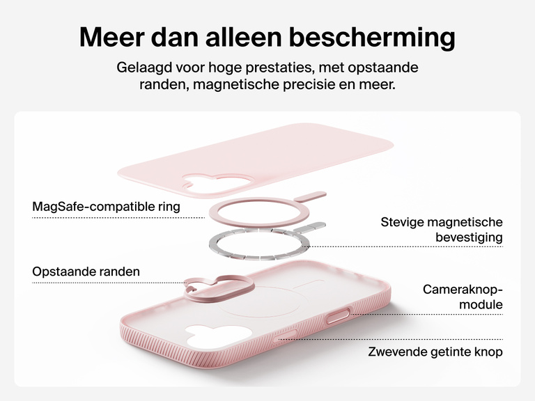 Belkin SheerForce Grip Series Case for iPhone 17 supports MagSafe and Qi2 wireless charging with strong magnetic alignment.