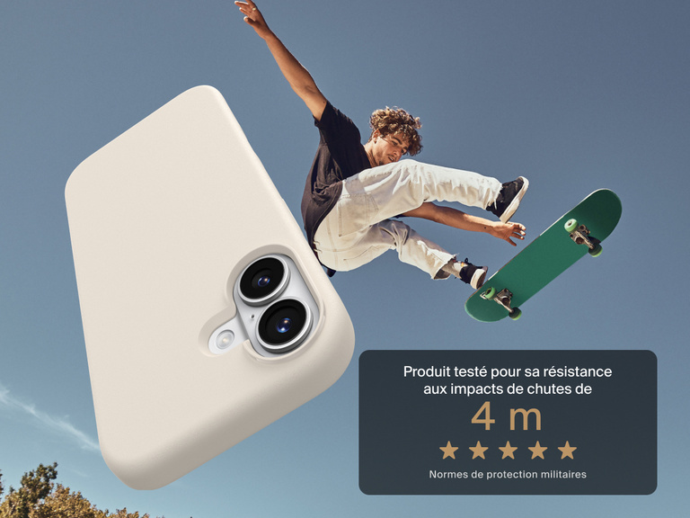 Coque de protection Belkin ScreenForce Protect Series pour iPhone 17 con&ccedil;ue pour &ecirc;tre fine, durable et fiable, tous les jours.