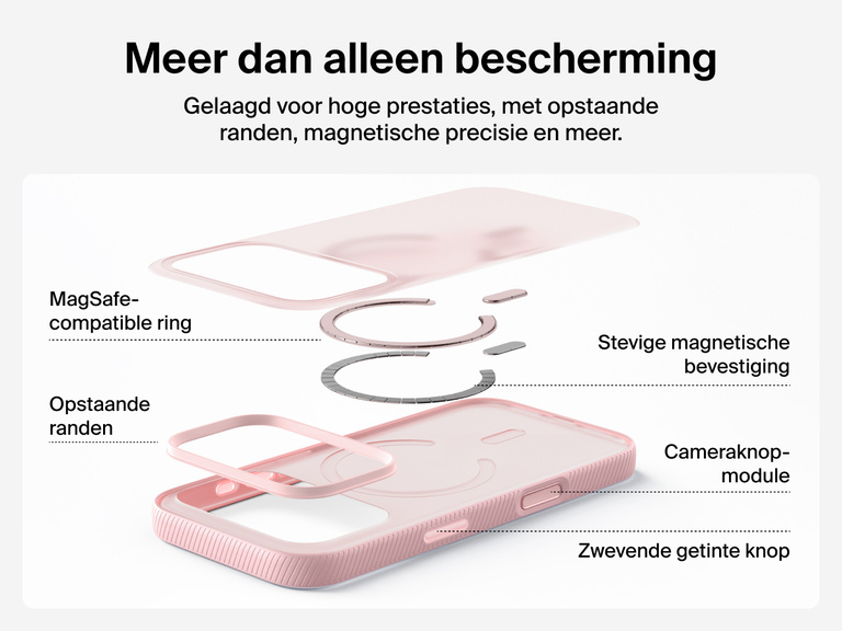 Belkin SheerForce Grip Series Case for iPhone 17 supports MagSafe and Qi2 wireless charging with strong magnetic alignment.