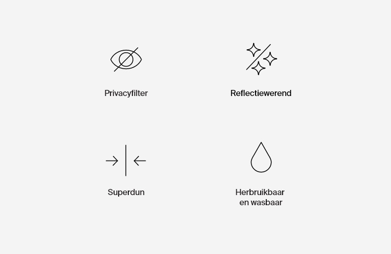 ScreenForce TruePrivacy-screenprotector voor MacBook