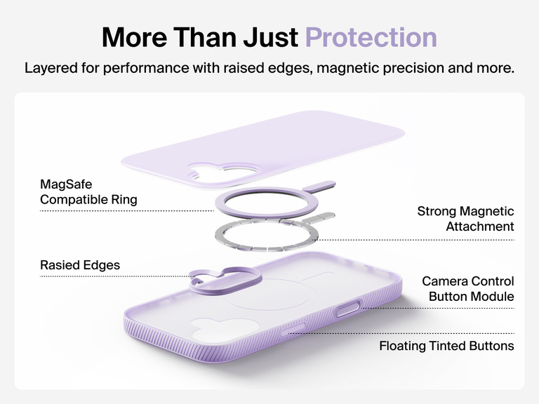 Belkin SheerForce Grip Series Case for iPhone 17 supports MagSafe and Qi2 wireless charging with strong magnetic alignment.