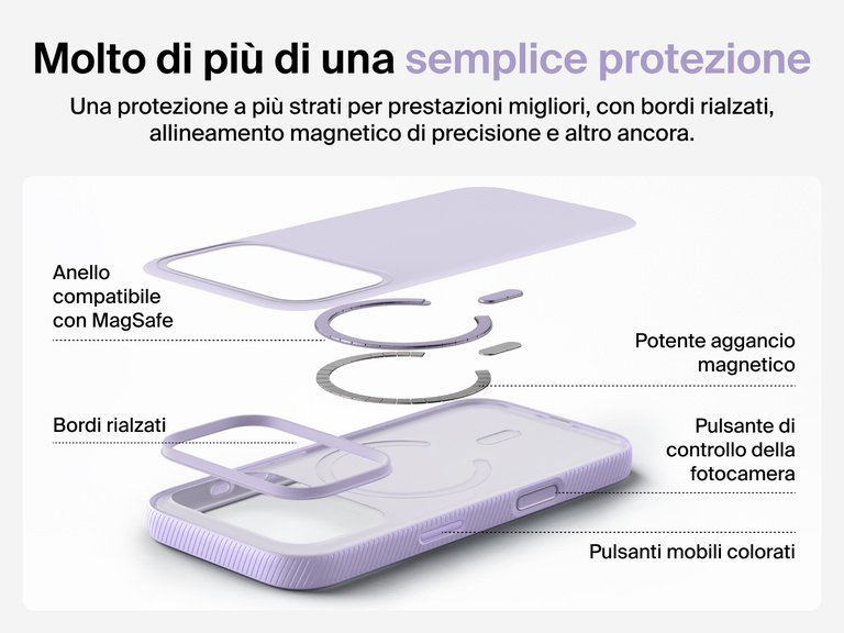 Belkin SheerForce Grip Series Case for iPhone 17 supports MagSafe and Qi2 wireless charging with strong magnetic alignment.