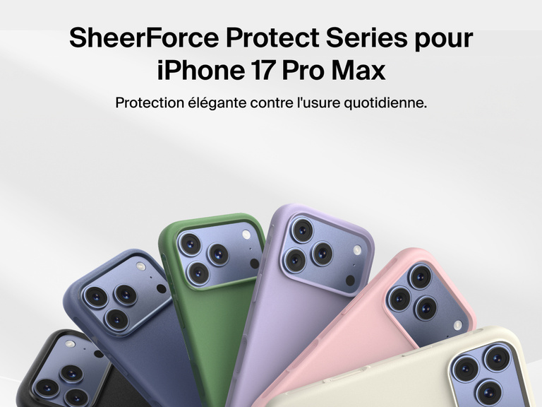 Coque de protection Belkin ScreenForce Protect Series pour iPhone 17 con&ccedil;ue pour &ecirc;tre fine, durable et fiable, tous les jours.