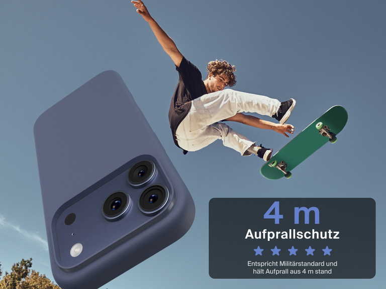 Belkin H&uuml;lle der SheerForce Protect Serie f&uuml;r das iPhone 17, die schlanken aber strapazierf&auml;higen und zuverl&auml;ssigen Schutz f&uuml;r den Alltag bietet.