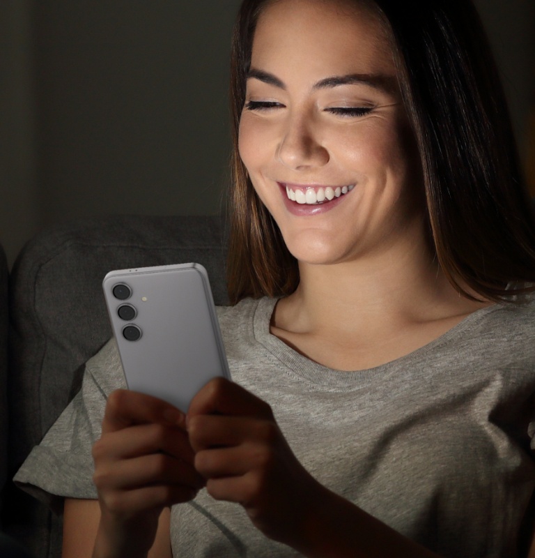 ScreenForce TrueClear Curve Blue Light Filter Screen Protector for Samsung Galaxy S24