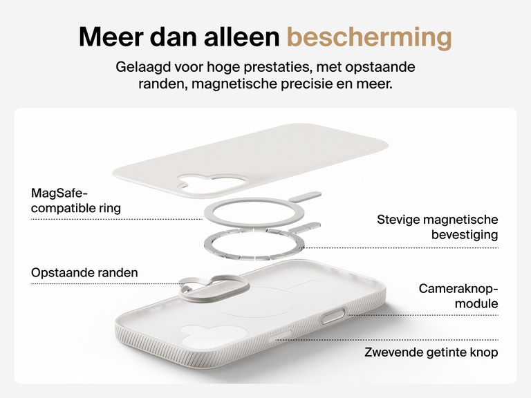 Belkin SheerForce Grip Series Case for iPhone 17 supports MagSafe and Qi2 wireless charging with strong magnetic alignment.