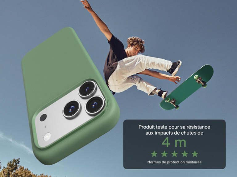 Coque de protection Belkin ScreenForce Protect Series pour iPhone 17 con&ccedil;ue pour &ecirc;tre fine, durable et fiable, tous les jours.