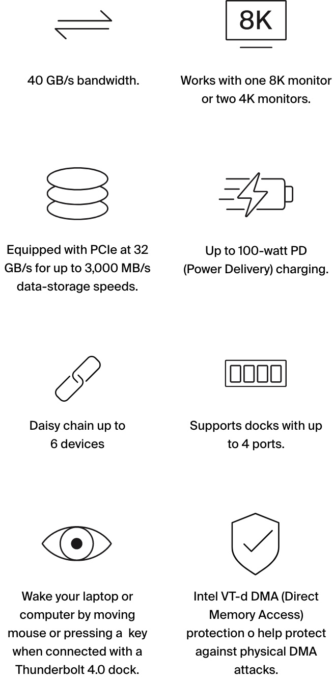 Thunderbolt 4. Backward compatible and more. 
