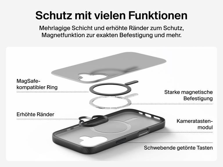 Belkin SheerForce Grip Series Case for iPhone 17 supports MagSafe and Qi2 wireless charging with strong magnetic alignment.