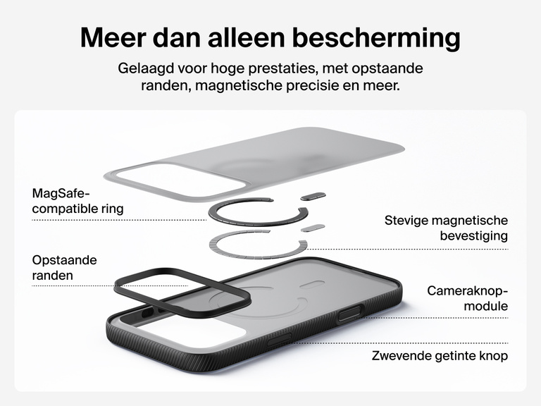 Belkin SheerForce Grip Series Case for iPhone 17 supports MagSafe and Qi2 wireless charging with strong magnetic alignment.