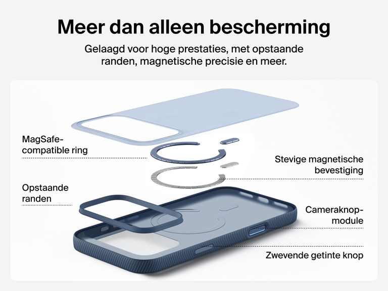 Belkin SheerForce Grip Series Case for iPhone 17 supports MagSafe and Qi2 wireless charging with strong magnetic alignment.