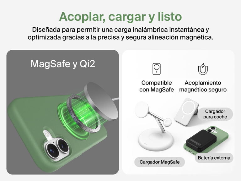 La funda ScreenForce Protect Series para iPhone 17 de Belkin cuenta con bordes realzados para preservar efizcamente la pantalla y las lentes de la c&aacute;mara y su dise&ntilde;o no obstaculiza la carga magn&eacute;tica inal&aacute;mbrica.