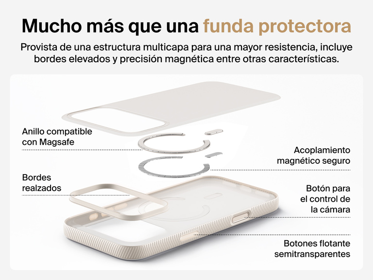 Belkin SheerForce Grip Series Case for iPhone 17 supports MagSafe and Qi2 wireless charging with strong magnetic alignment.