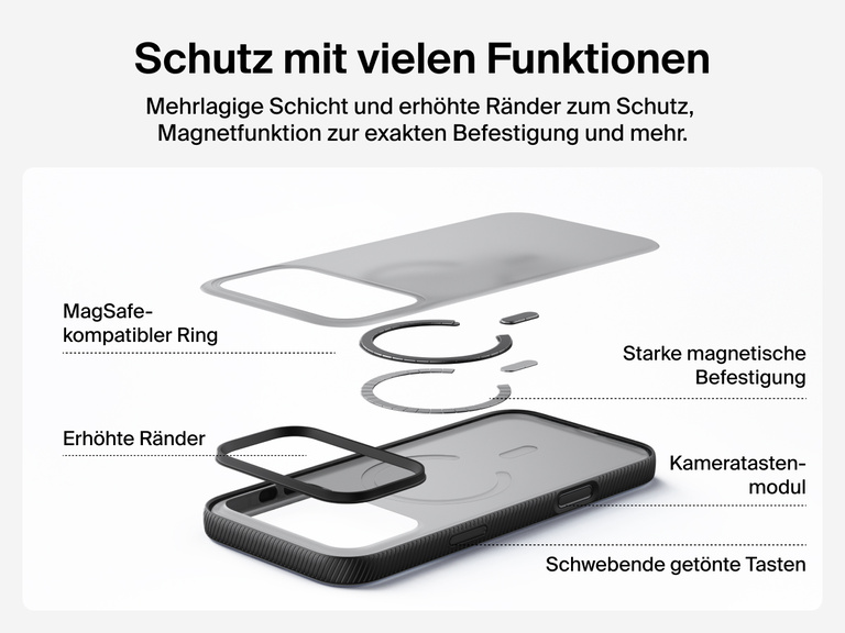 Belkin SheerForce Grip Series Case for iPhone 17 supports MagSafe and Qi2 wireless charging with strong magnetic alignment.