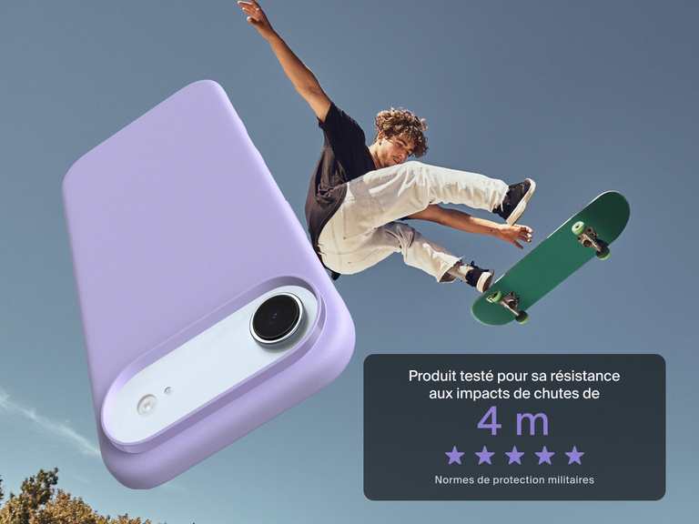 Coque de protection Belkin ScreenForce Protect Series pour iPhone 17 con&ccedil;ue pour &ecirc;tre fine, durable et fiable, tous les jours.