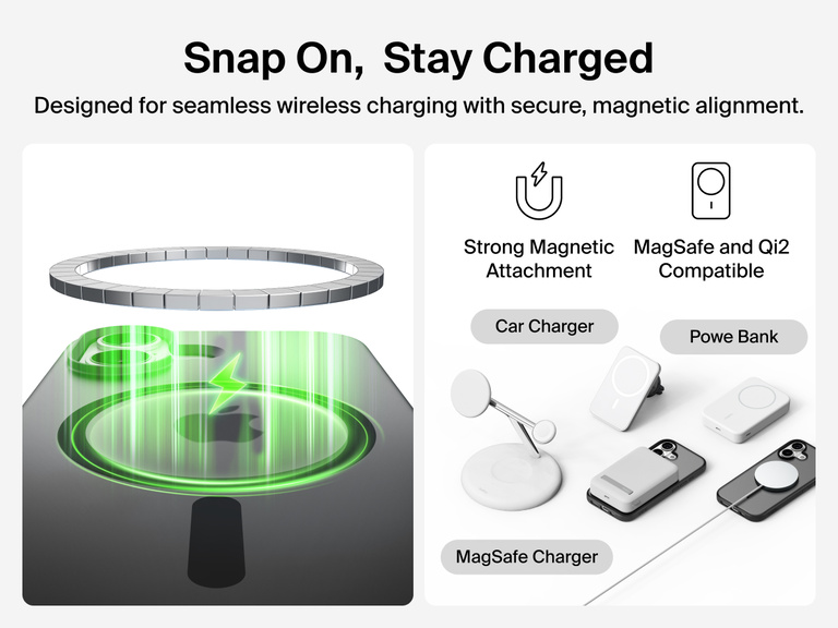 Close-up of Belkin SheerForce Grip Series Case for iPhone 17 with textured edges for secure, comfortable handling.