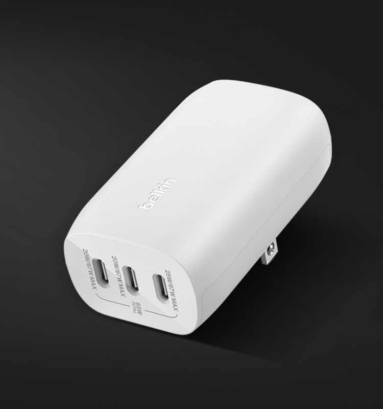 BoostCharge 3-Port Wall Charger 67W  BoostCharge 3-Port Wall Charger 67W