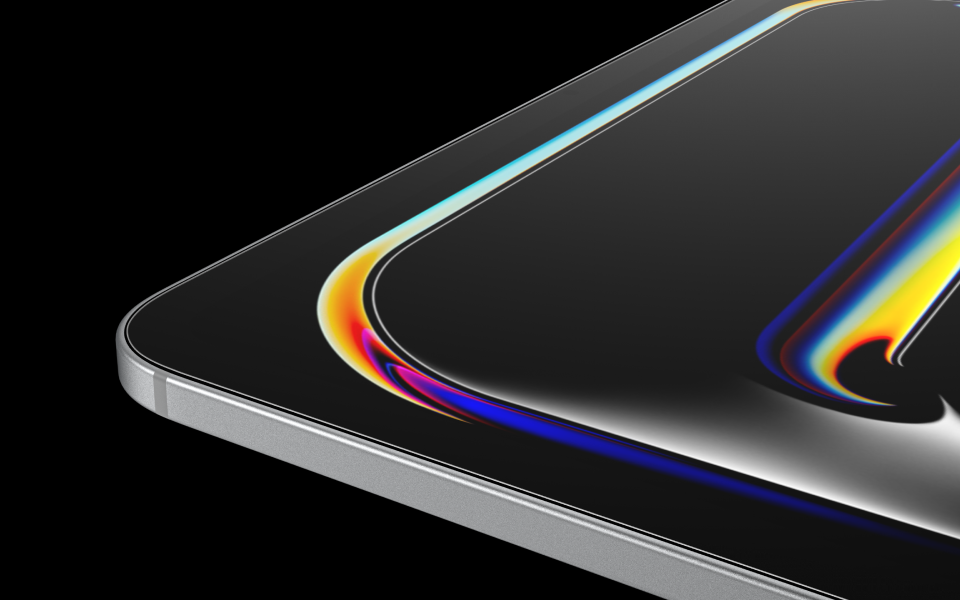 an iPad that is protected by a TemperedGlass screen protector, without compromising the touch sensitivity or visual clarity