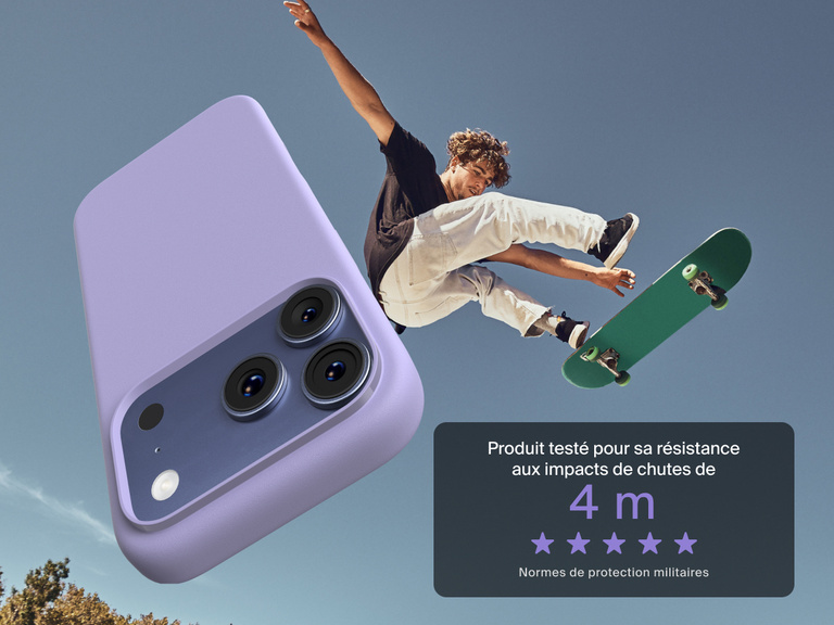 Coque de protection Belkin ScreenForce Protect Series pour iPhone 17 con&ccedil;ue pour &ecirc;tre fine, durable et fiable, tous les jours.