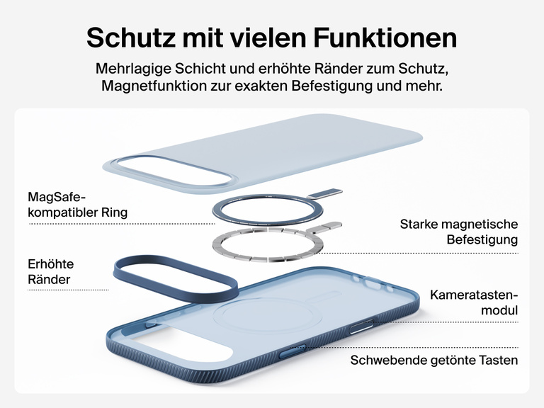 Belkin SheerForce Grip Series Case for iPhone 17 supports MagSafe and Qi2 wireless charging with strong magnetic alignment.