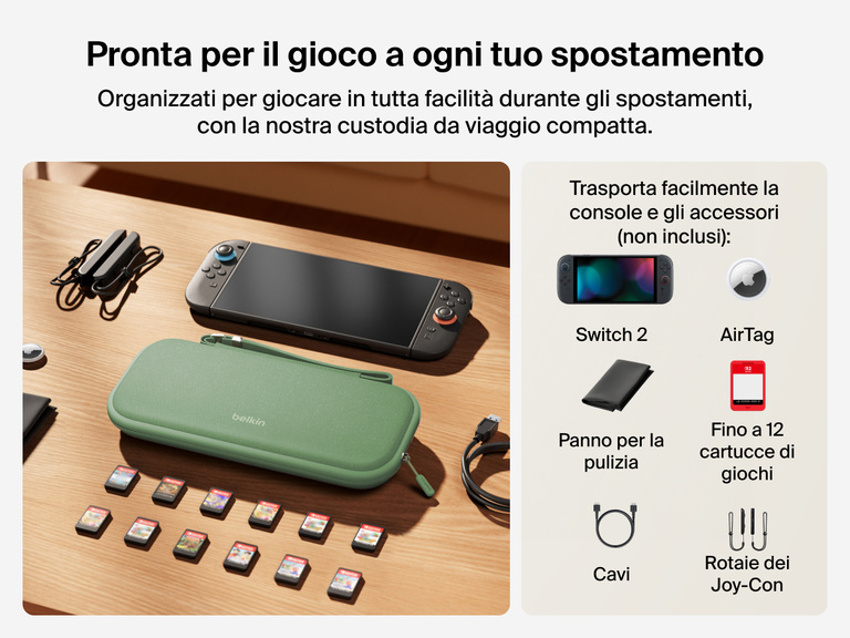 Illustrazione del supporto di ricarica magnetica compatto 3 in 1 BoostCharge Belkin che ricarica un iPhone tramite l'allineamento magnetico, mettendo in evidenza l'angolazione regolabile di 65°, la compatibilità con l'uso di custodie con spessore fino a 5 mm, e le capacità di ricarica rapida Qi2.
