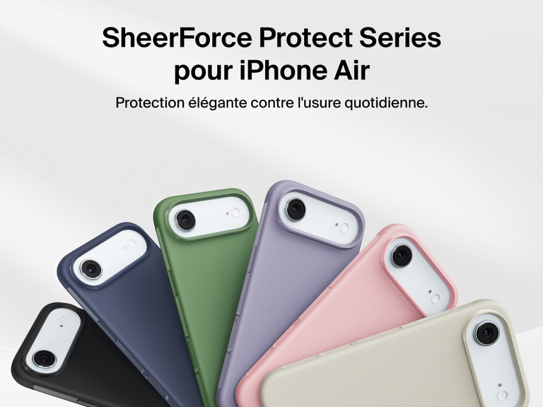 Coque de protection Belkin ScreenForce Protect Series pour iPhone 17 con&ccedil;ue pour &ecirc;tre fine, durable et fiable, tous les jours.