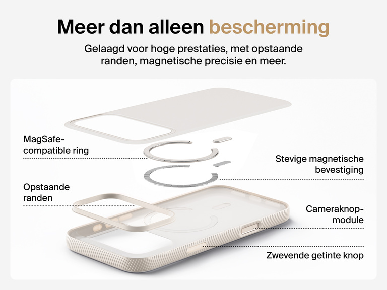 Belkin SheerForce Grip Series Case for iPhone 17 supports MagSafe and Qi2 wireless charging with strong magnetic alignment.