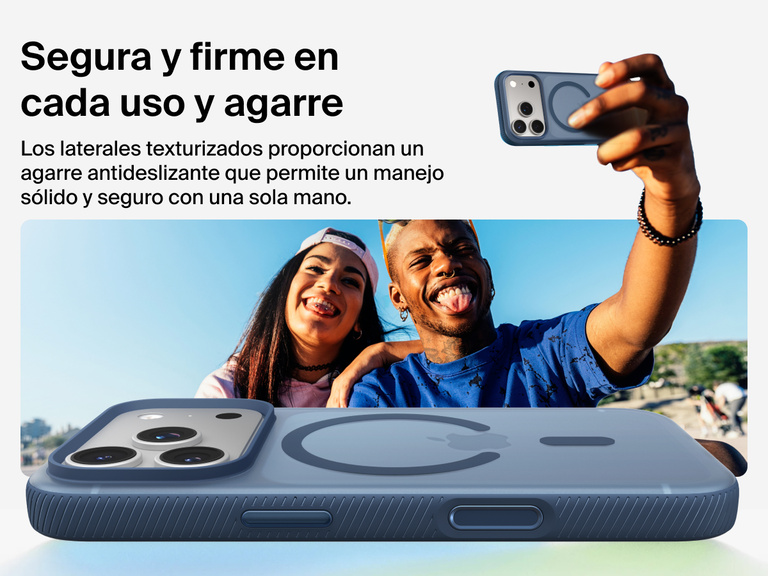 Belkin SheerForce Grip Series Case for iPhone 17 with military-grade drop protection and textured non-slip grip.