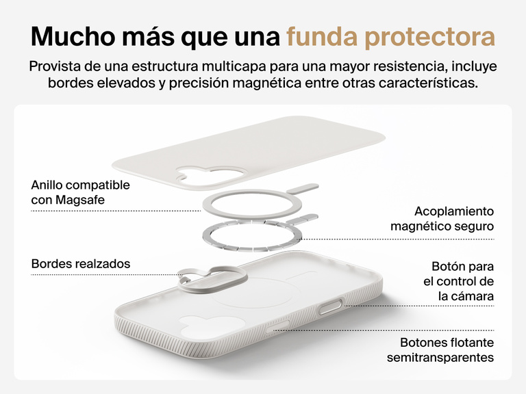 Belkin SheerForce Grip Series Case for iPhone 17 supports MagSafe and Qi2 wireless charging with strong magnetic alignment.