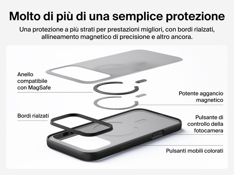 Belkin SheerForce Grip Series Case for iPhone 17 supports MagSafe and Qi2 wireless charging with strong magnetic alignment.