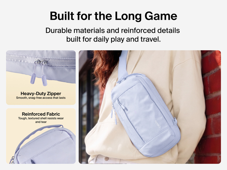 Belkin Gaming Travel Bag for Nintendo Switch 2 is built with reinforced fabric and durable zippers for reliable everyday protection and travel.