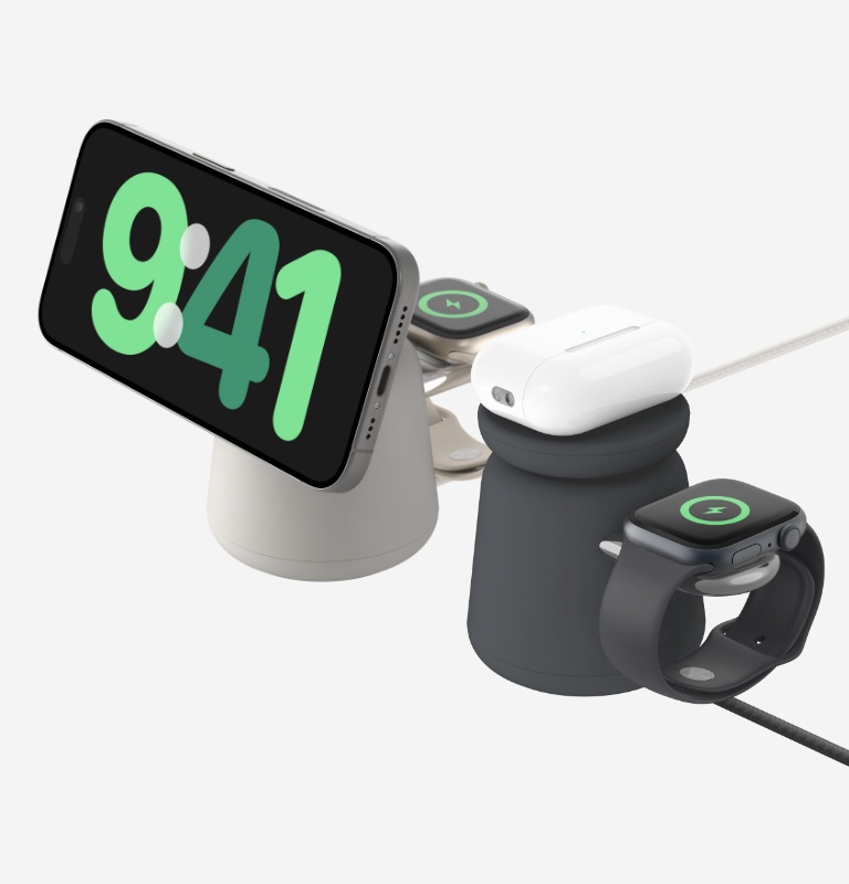 Power two devices at once with 15W of Qi2 charging power.