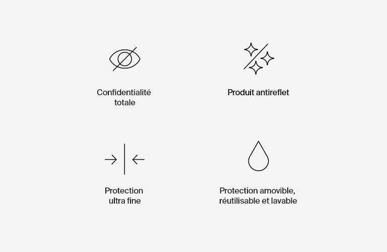 Protection d’écran Screenforce TruePrivacy pour MacBook