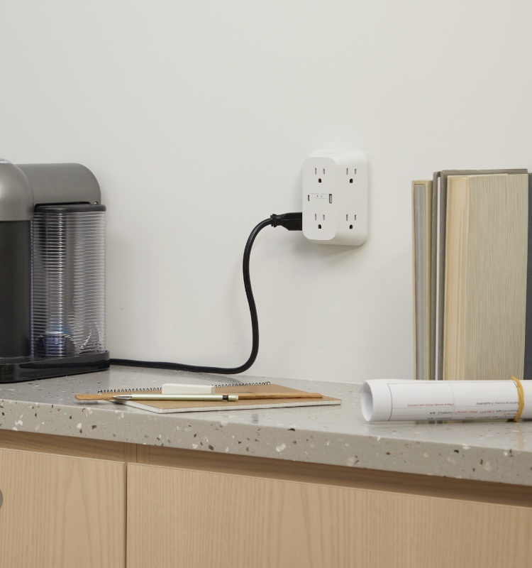 Charge 6 devices, save space + save your electronics. 