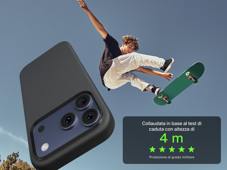 La custodia Belkin SheerForce Protect Series per iPhone &egrave; progettata per offrire una copertura durevole e compatta e una protezione affidabile per l'uso quotidiano.