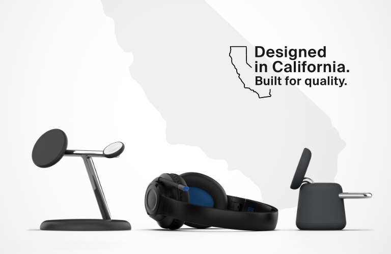 Designed in California.品質重視。 Designed in California.品質重視。