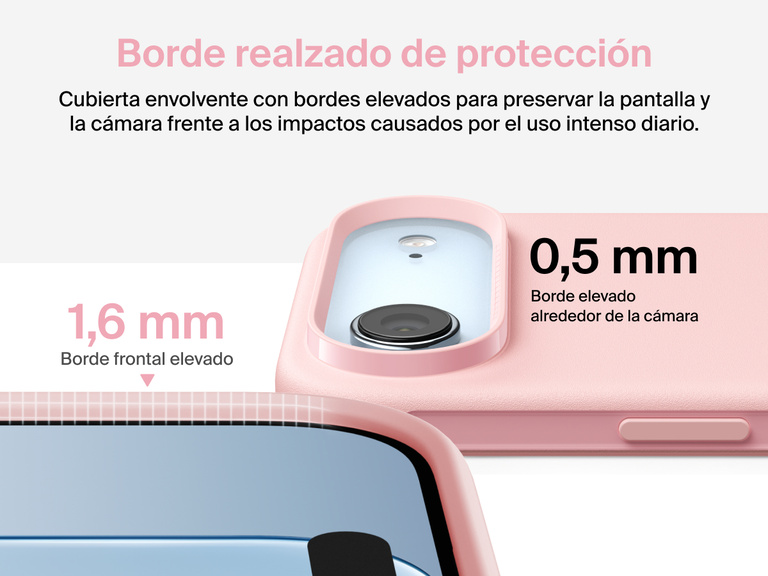 La funda SheerForce Protect Series para iPhone 17 de Belkin incorpora bordes realzados y ofrece resistencia contra ca&iacute;das de nivel militar desde 4 m de altura.