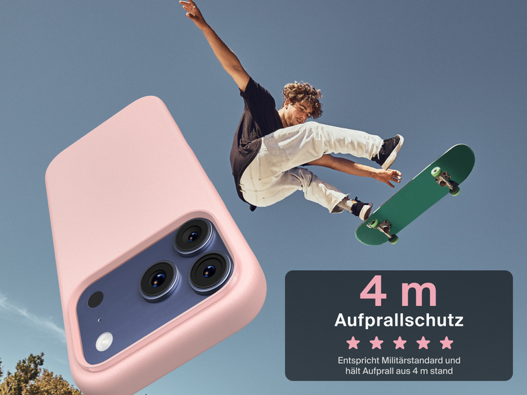 Belkin H&uuml;lle der SheerForce Protect Serie f&uuml;r das iPhone 17, die schlanken aber strapazierf&auml;higen und zuverl&auml;ssigen Schutz f&uuml;r den Alltag bietet.