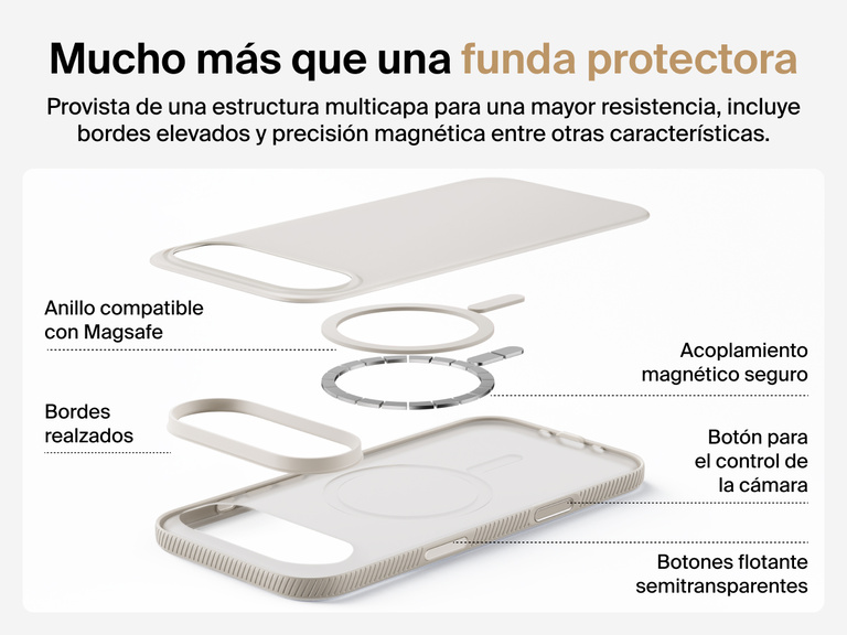 Belkin SheerForce Grip Series Case for iPhone 17 supports MagSafe and Qi2 wireless charging with strong magnetic alignment.