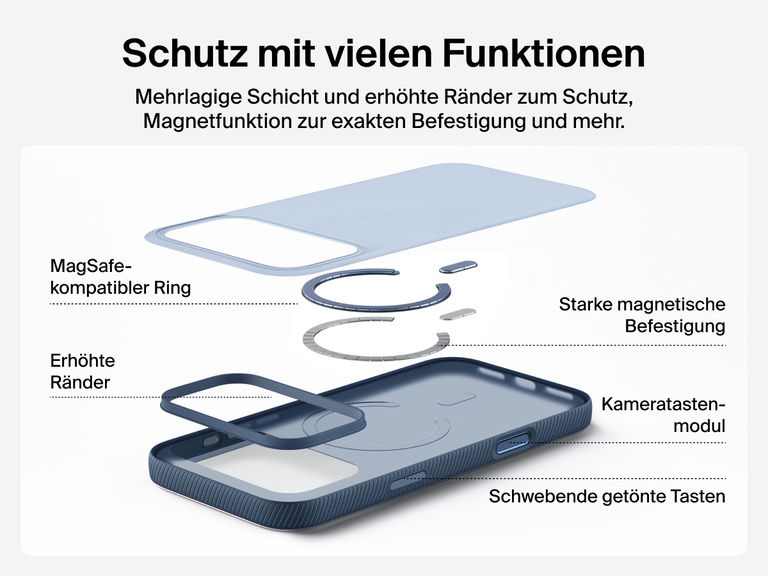 Belkin SheerForce Grip Series Case for iPhone 17 supports MagSafe and Qi2 wireless charging with strong magnetic alignment.