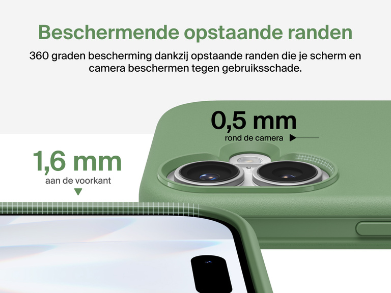 Belkin ScreenForce Protect-hoesje voor de iPhone 17, met opstaande randen en valbescherming conform militaire normen, tot 4 m.