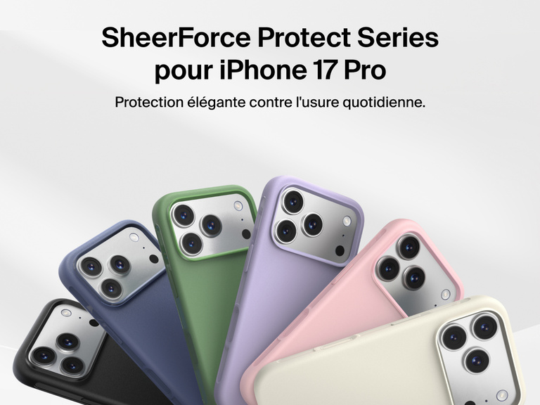 Coque de protection Belkin ScreenForce Protect Series pour iPhone 17 con&ccedil;ue pour &ecirc;tre fine, durable et fiable, tous les jours.