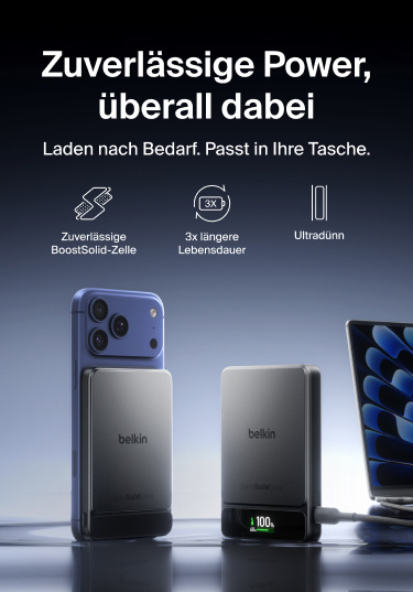 Zuverl&auml;ssige Power mit tragbaren Ladel&ouml;sungen &uuml;berall dabei