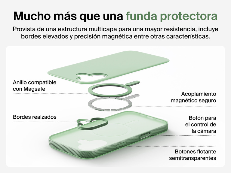 Belkin SheerForce Grip Series Case for iPhone 17 supports MagSafe and Qi2 wireless charging with strong magnetic alignment.